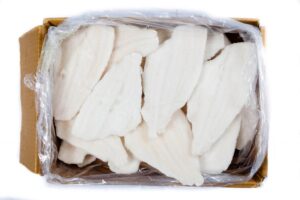 Limanda żółtopłetwa (Limanda aspera) filet b/s IQF 5-7 35% glaz. 5kg Chiny