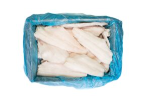 Halibut niebieski (Reinhardtius hippoglossoides) filet b/s IQF 200-400/400-800 25% glaz. 5kg Chiny