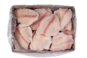 Tilapia nilowa (Oerochromis niloticus) filet b/s IQF 5-7 30% glaz. 5kg Chiny